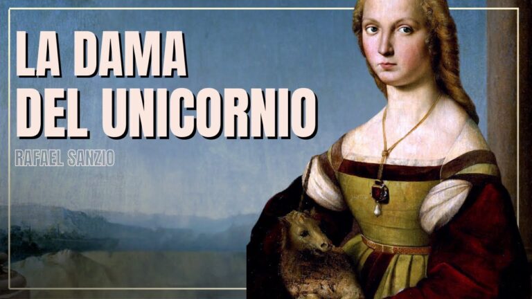 la dama y el unicornio rafael