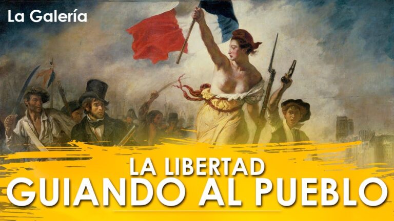 la libertad guiando al pueblo de eugène delacroix.