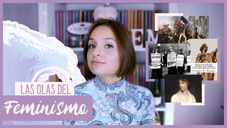 la mujer en las olas