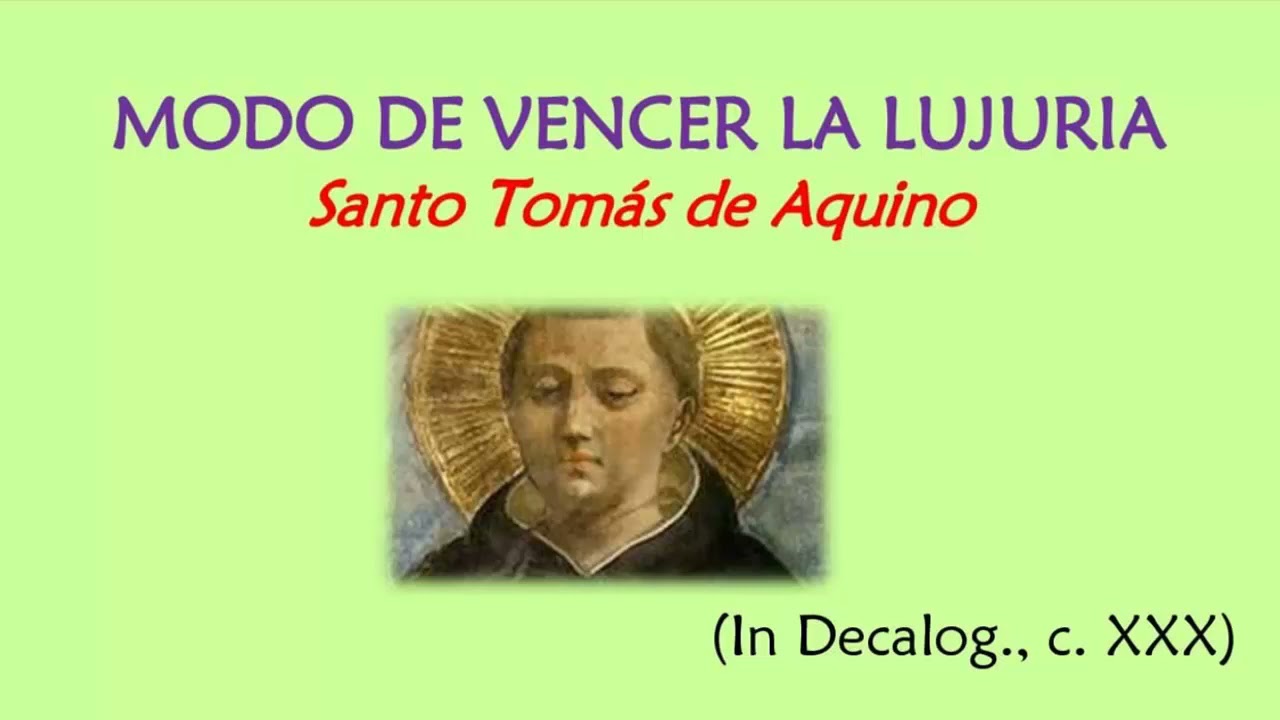 la tentación de santo tomás de aquino