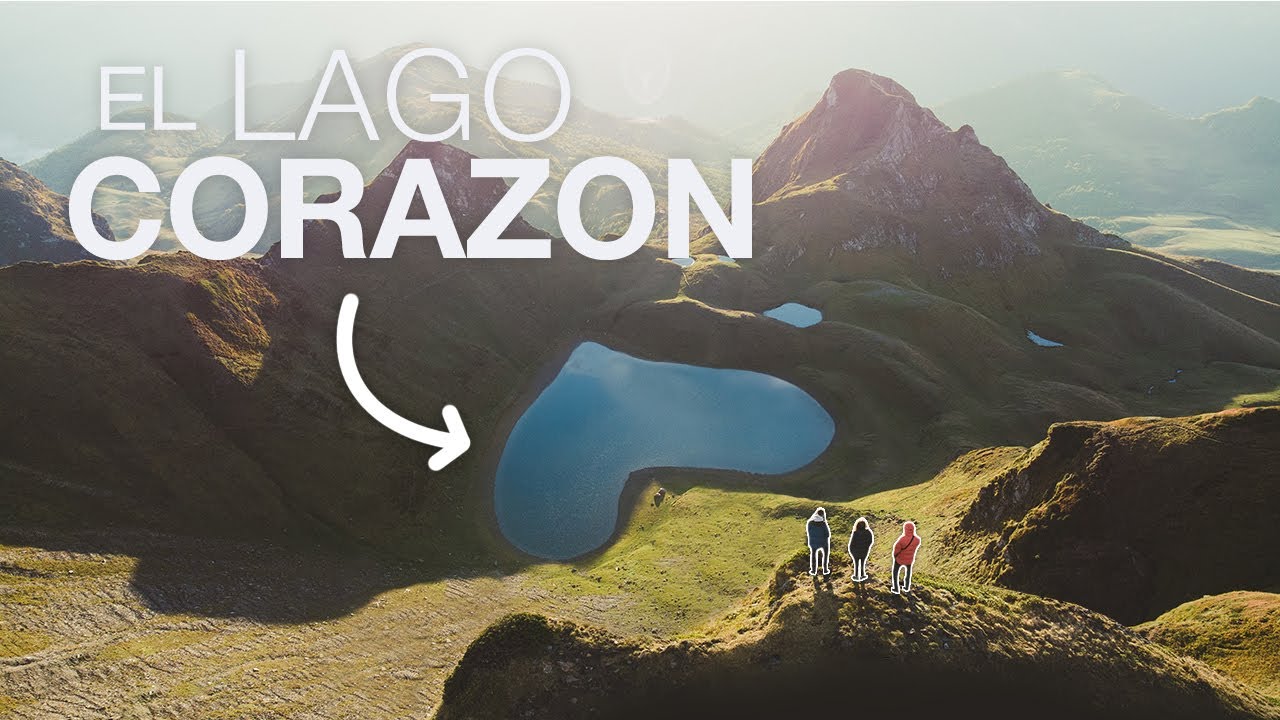 lago en forma de corazon