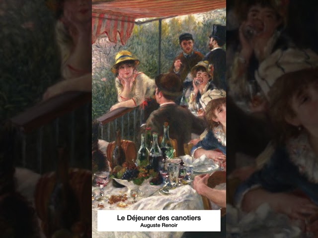 le déjeuner des canotiers auguste renoir