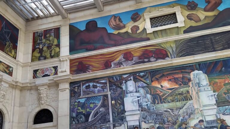los murales de la industria de detroit