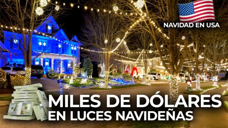luces de navidad en casa