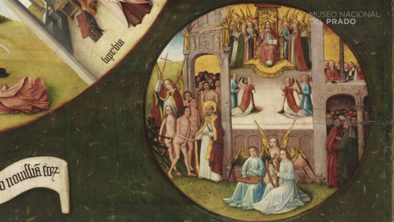 mesa de los pecados capitales