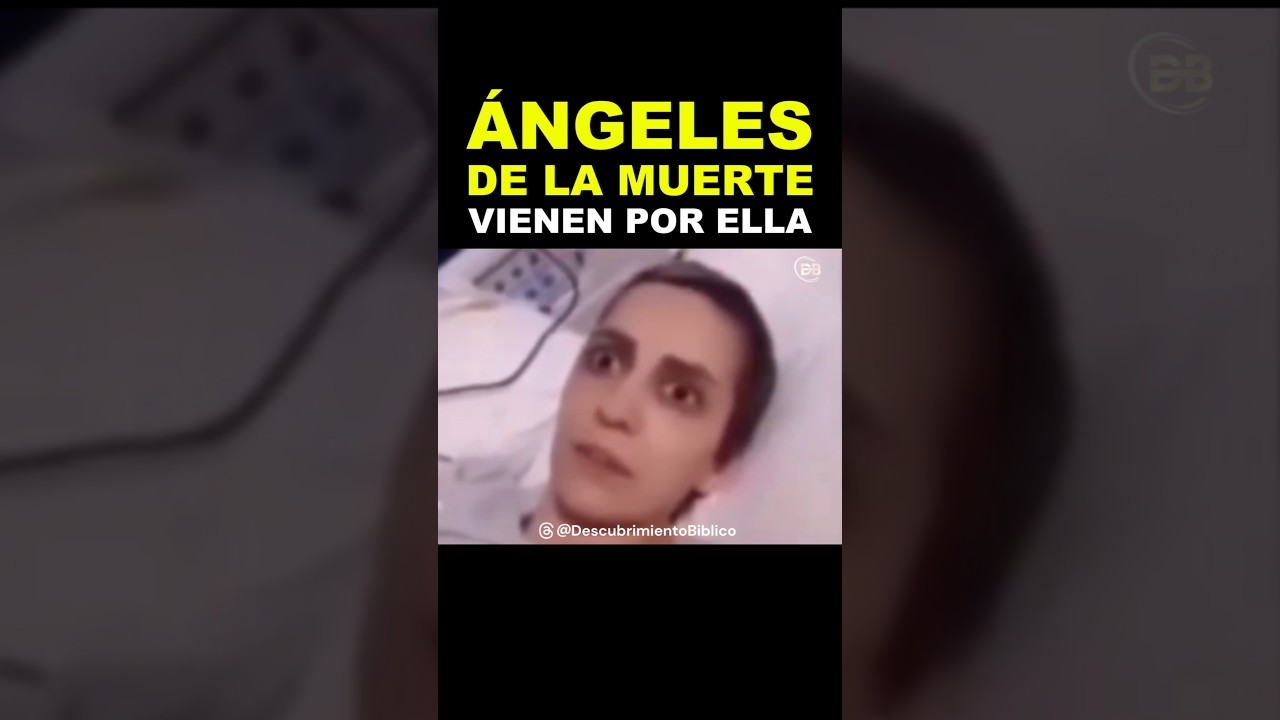 mujer joven en su lecho de muerte