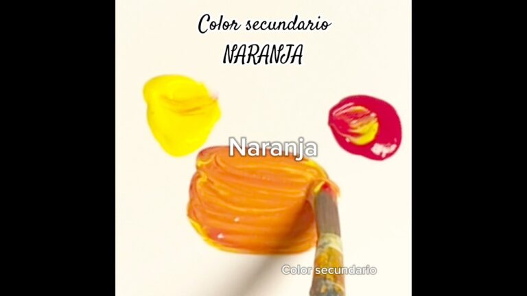 naranja y amarillo qué color sale
