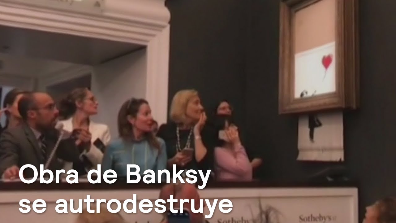 obra la niña con el globo