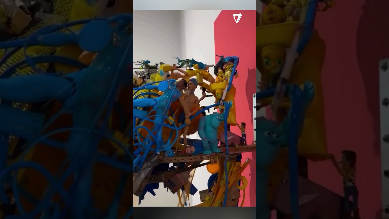 obras de arte con material reciclado