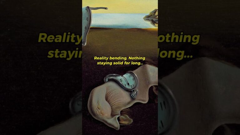 painting with the melting clocks