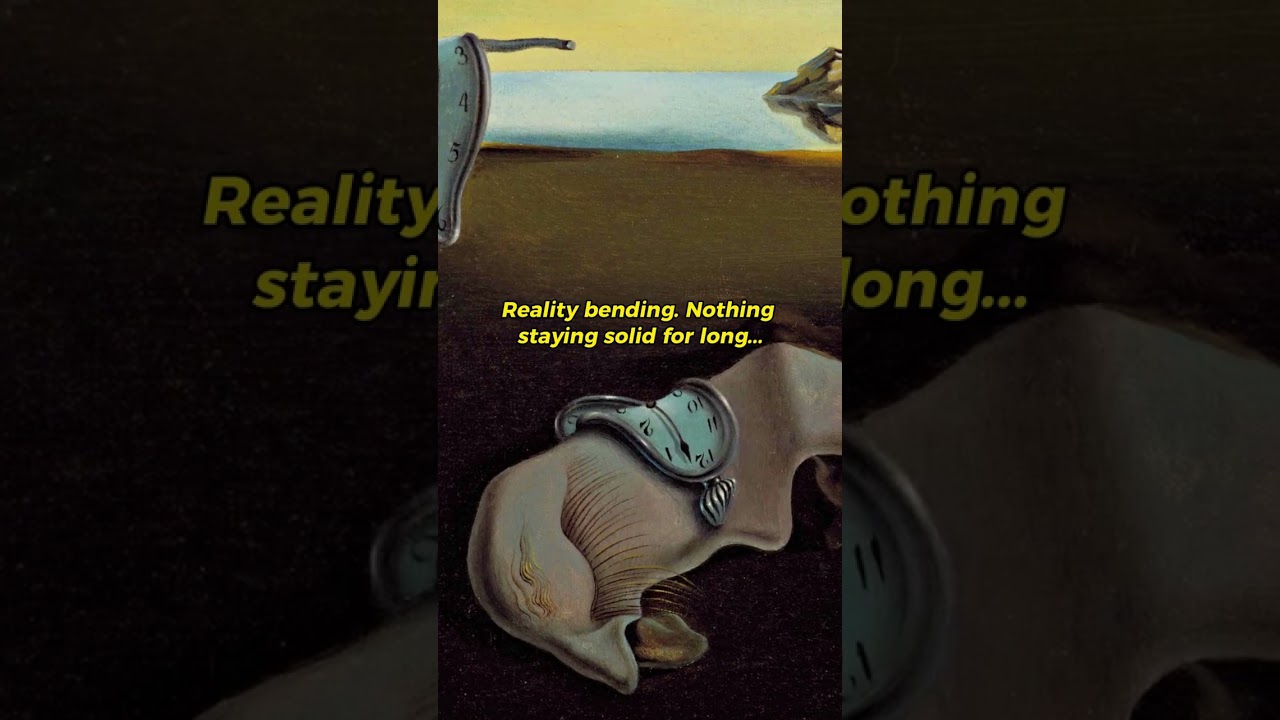 painting with the melting clocks