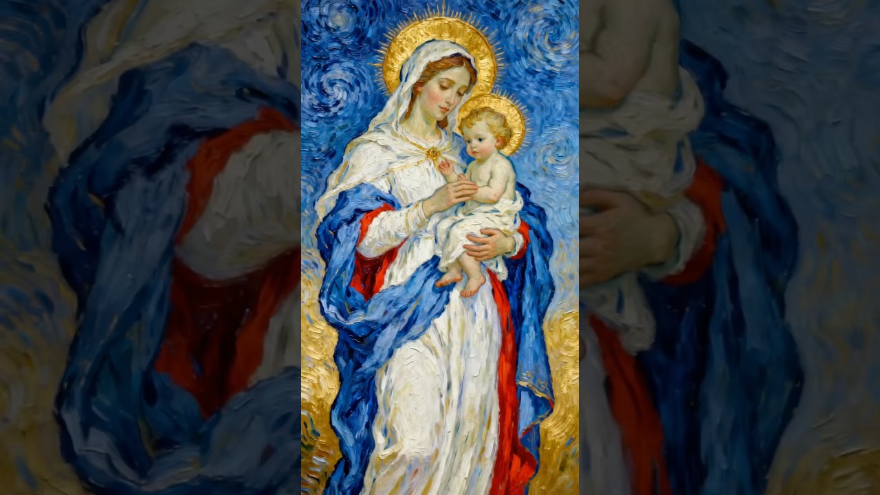 paintings of jesus and mary