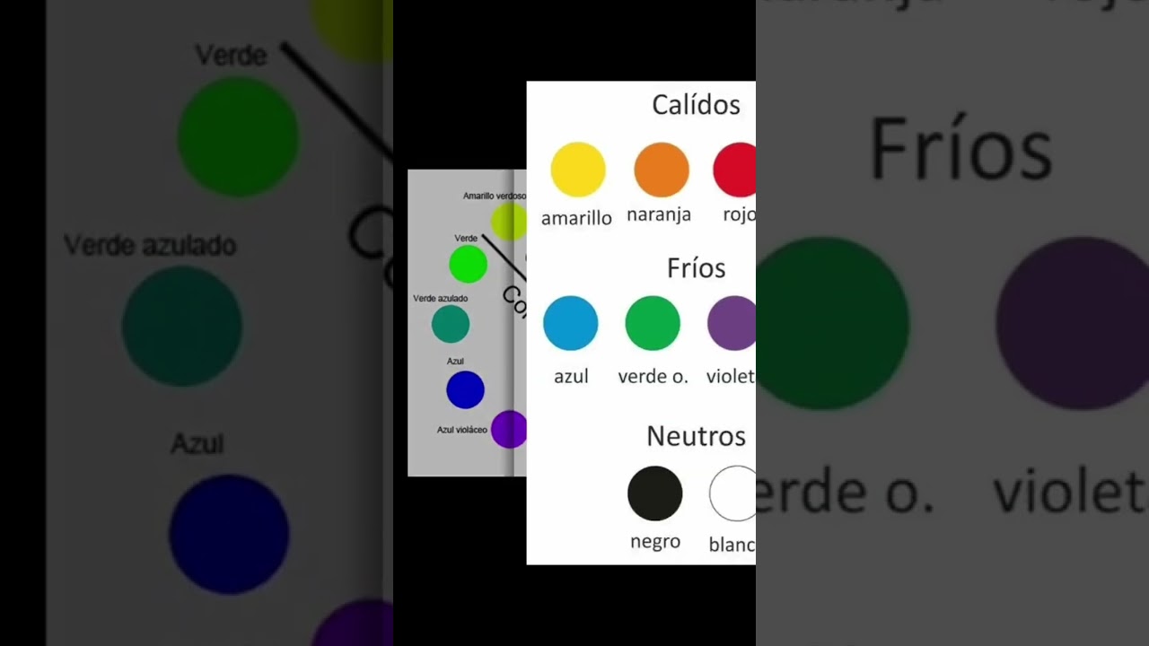 paleta de colores calidos y frios