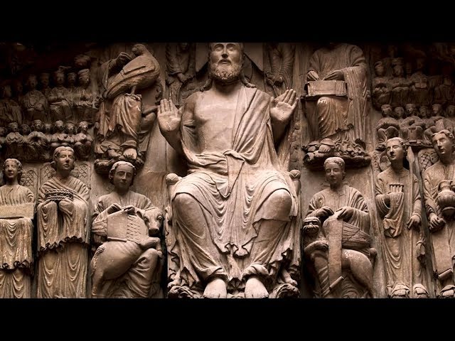 parteluz del portico de la gloria