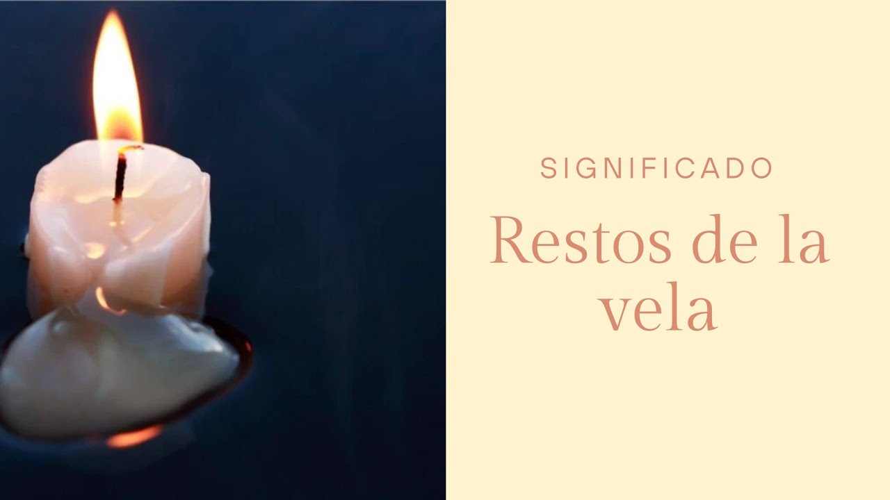 partes de una vela de cera