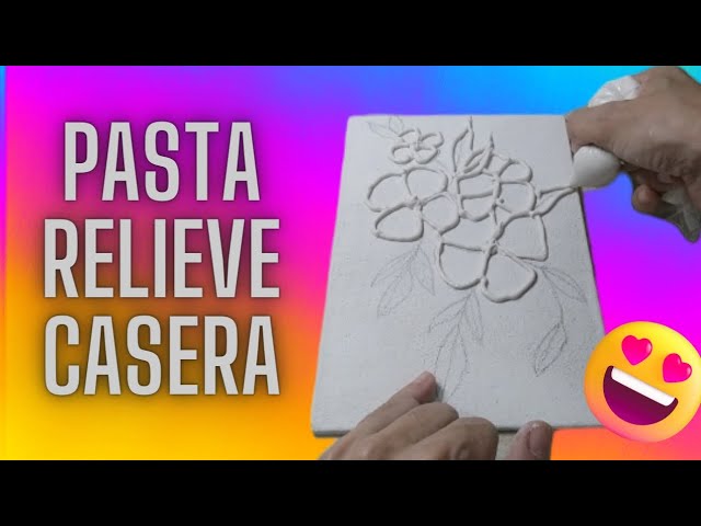 pasta de relieve para cuadros
