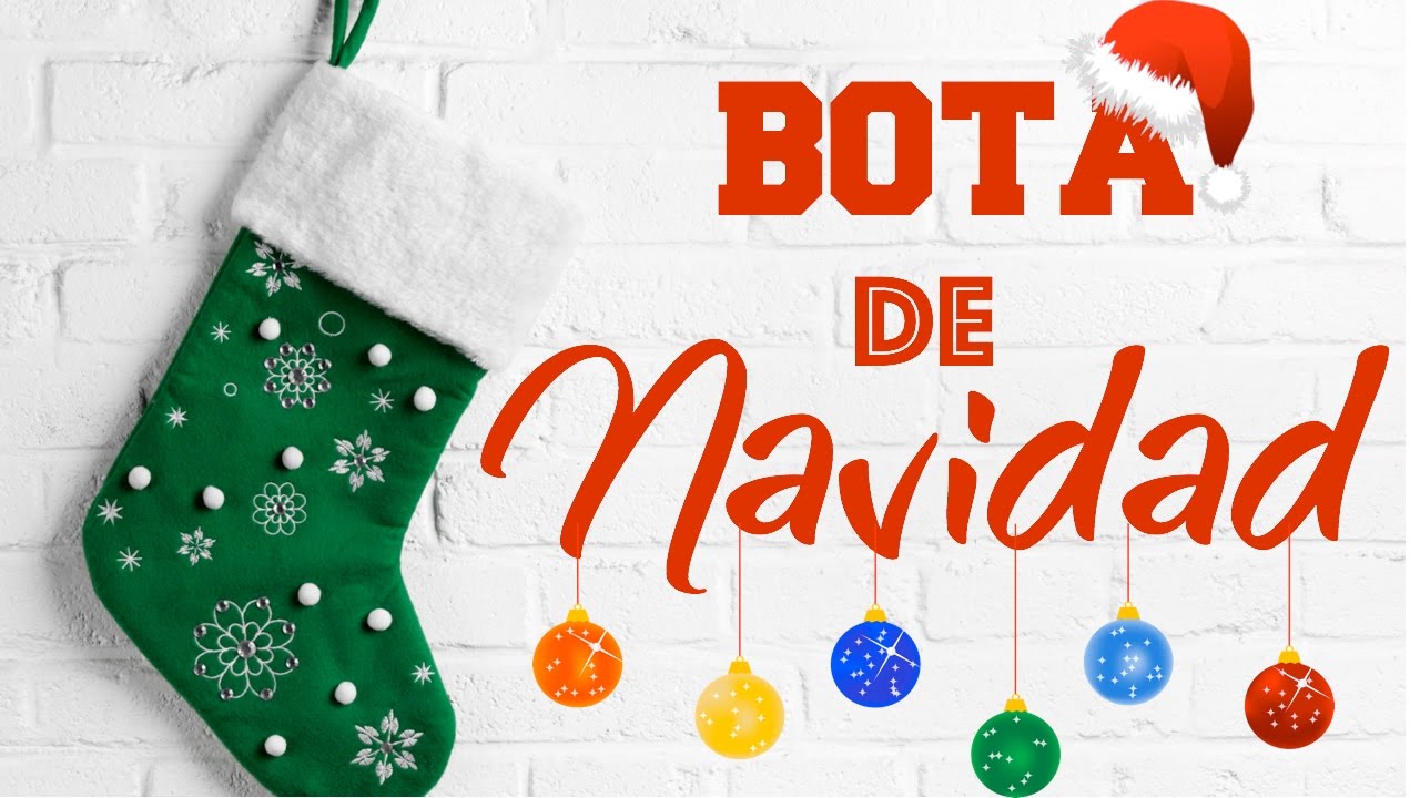 patron de botas de navidad