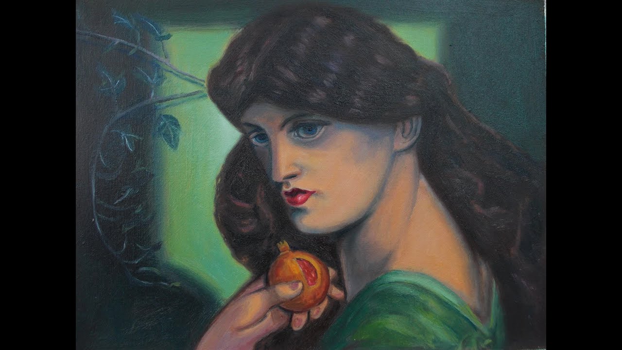proserpina cuadro de dante gabriel rossetti