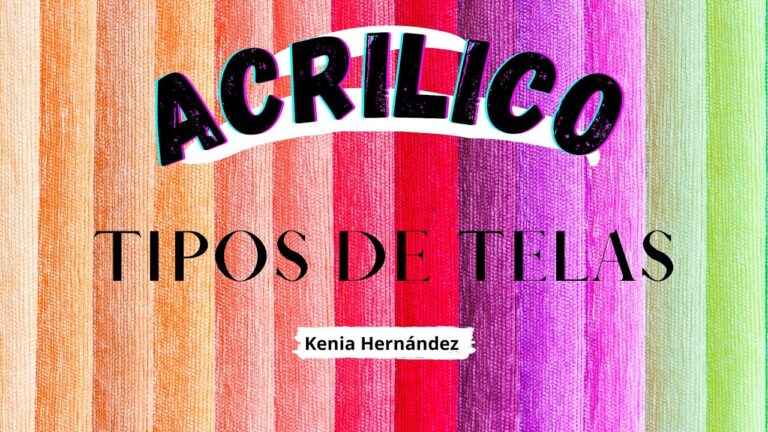 que es el acrilico en ropa