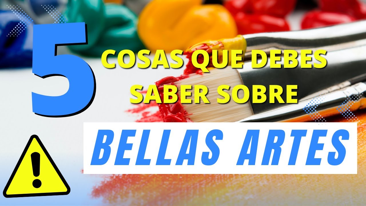 que se estudia en bellas artes