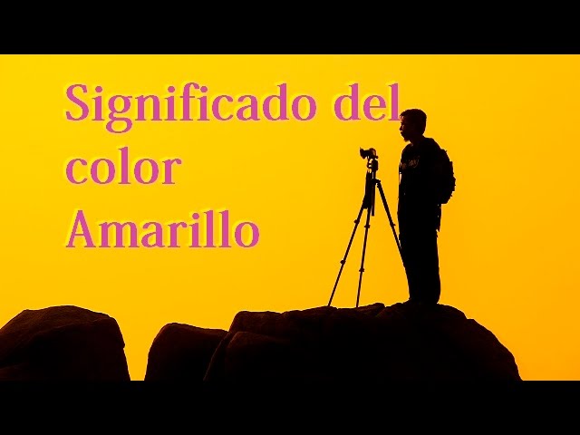 qué significado tiene el color amarillo
