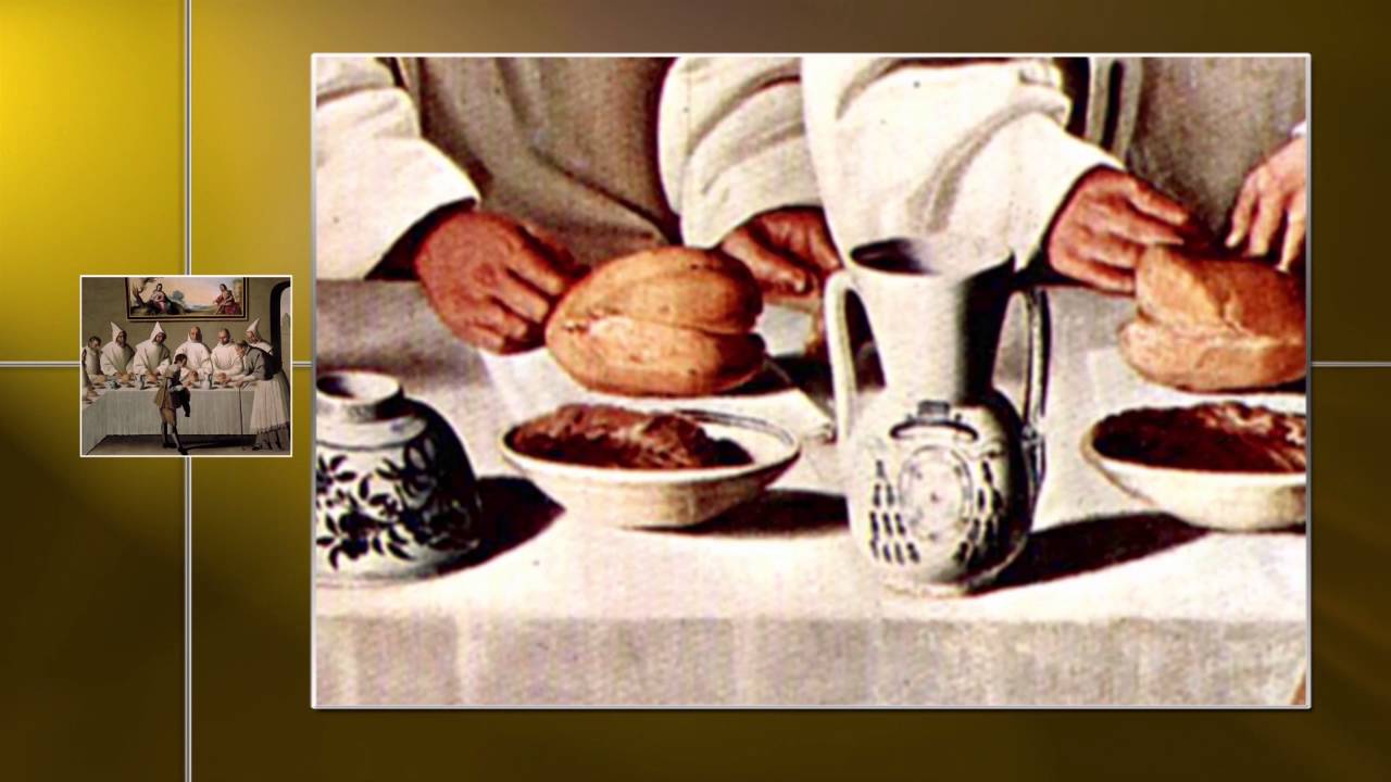 san hugo en el refectorio