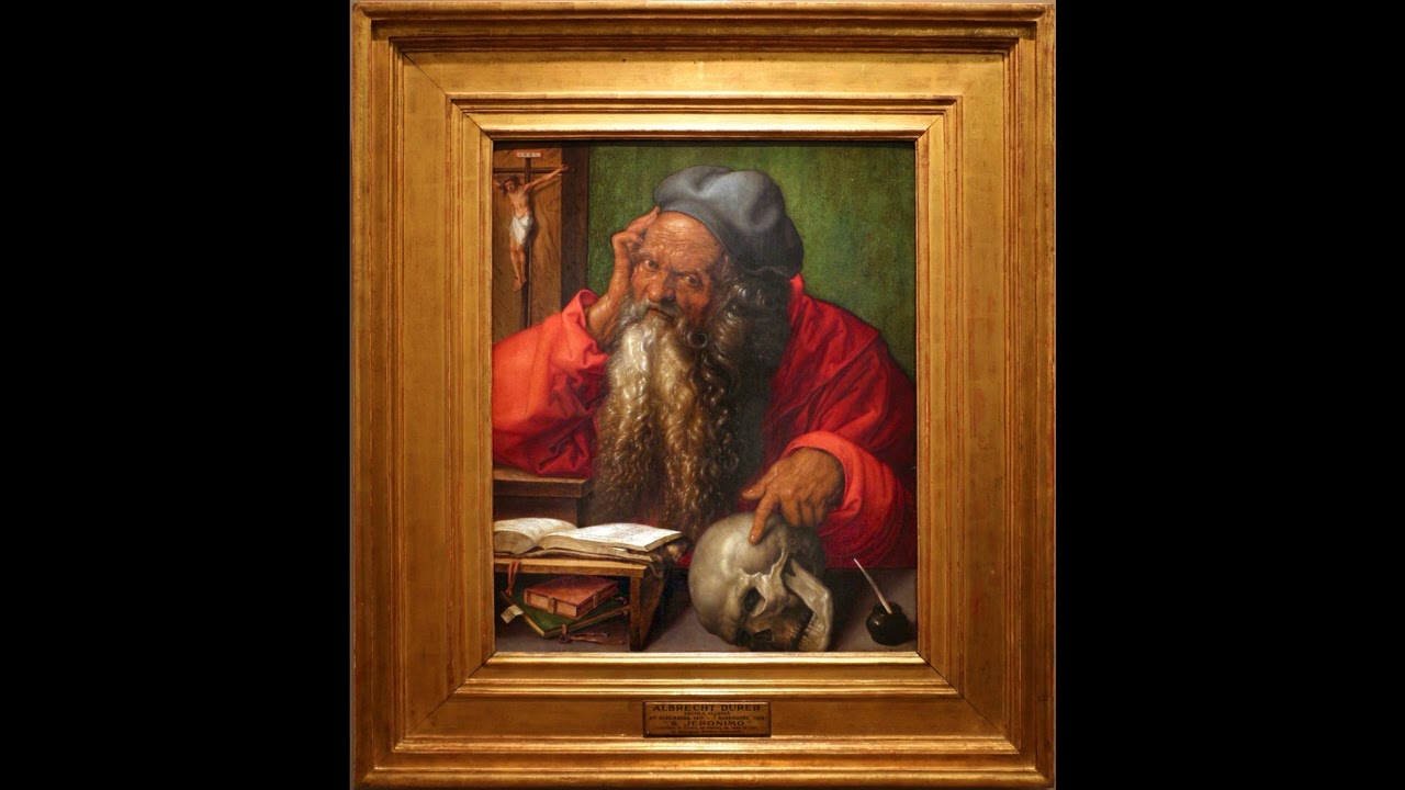 san jeronimo en su estudio