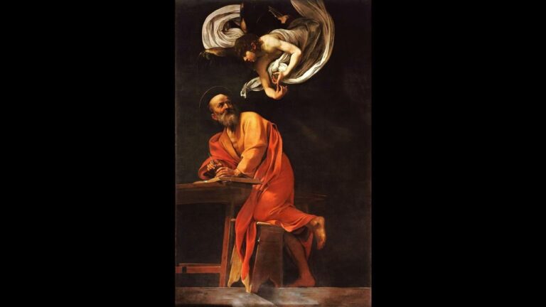 san mateo y el ángel caravaggio
