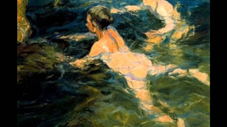 sorolla mujeres en la playa