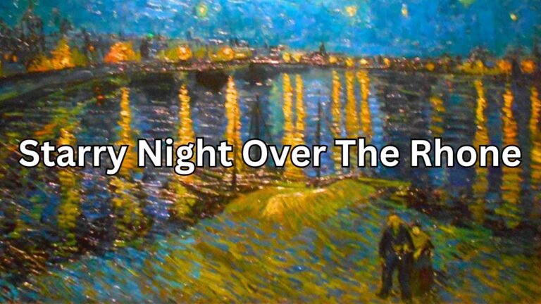 starry night over rhone van gogh
