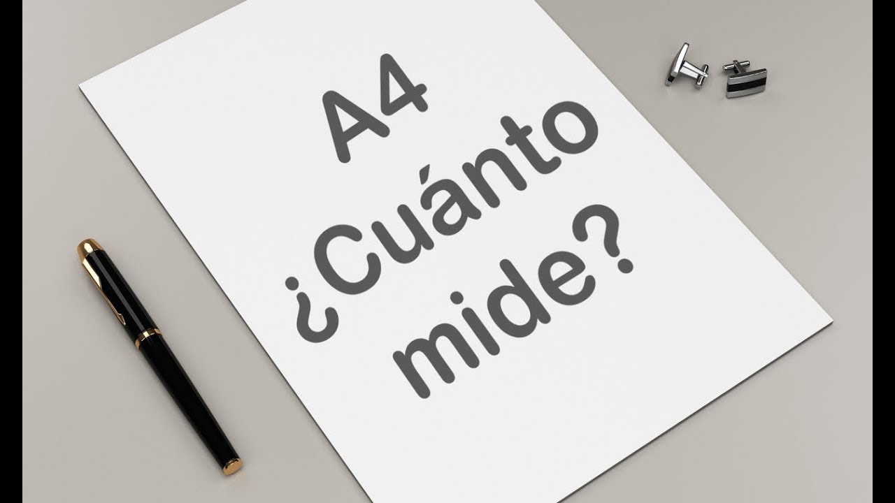 tamaño de un folio a4