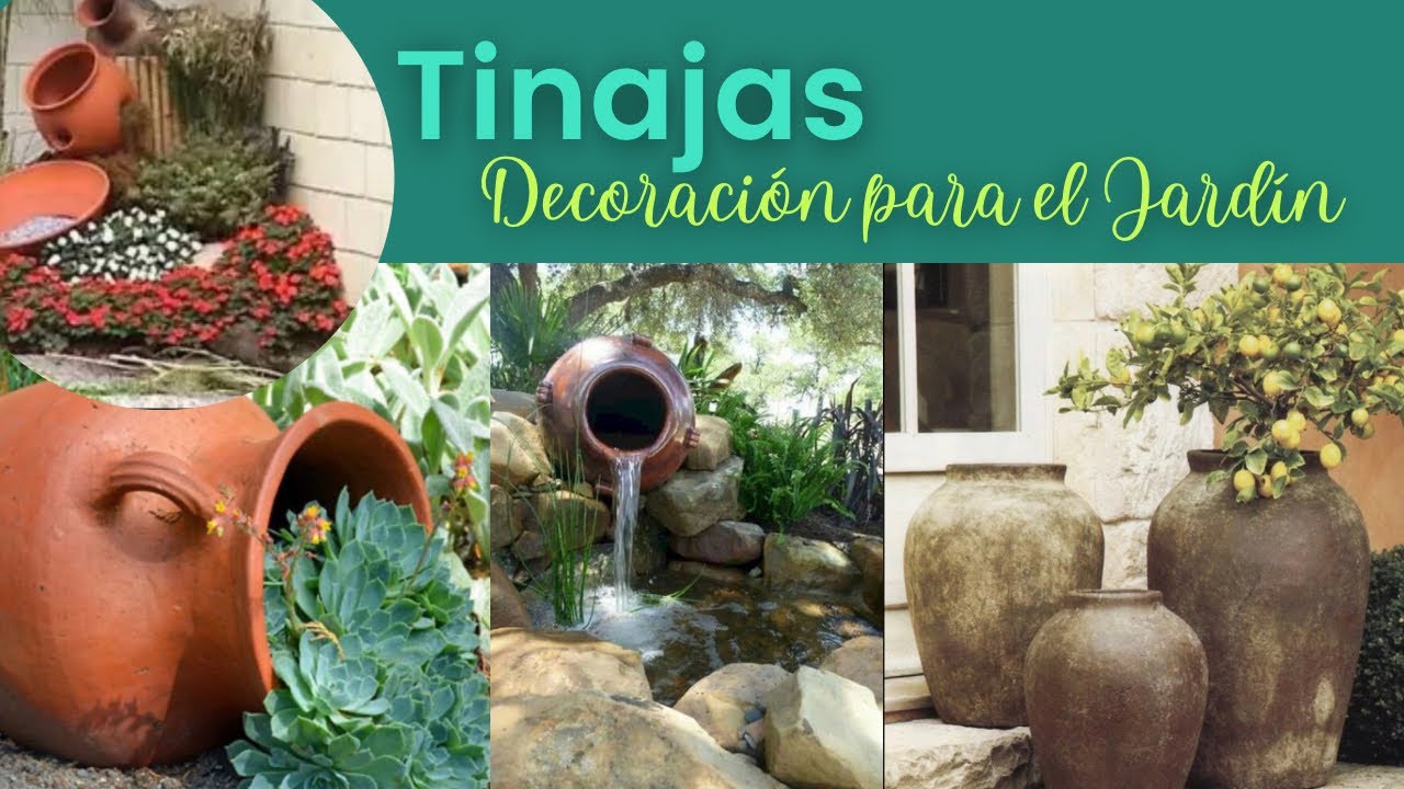 tinajas de barro para decorar interiores