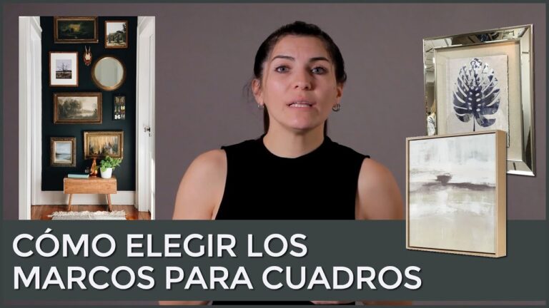 tipos de marcos para cuadros