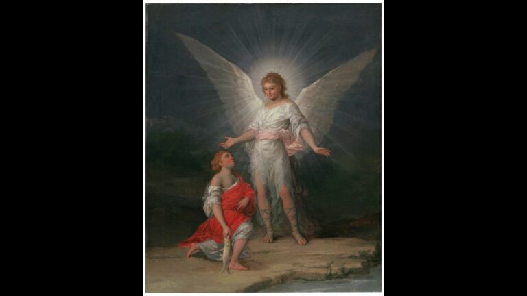 tobías y el ángel goya