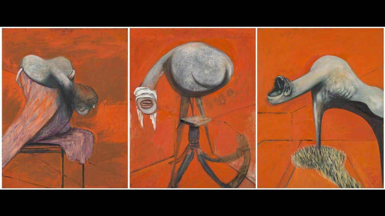 tres estudios para figuras en la base de una crucifixión