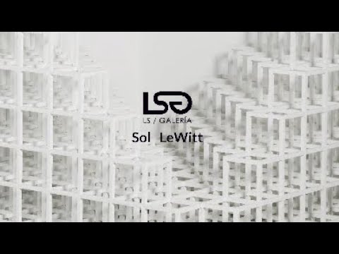 una obra del pintor sol lewitt