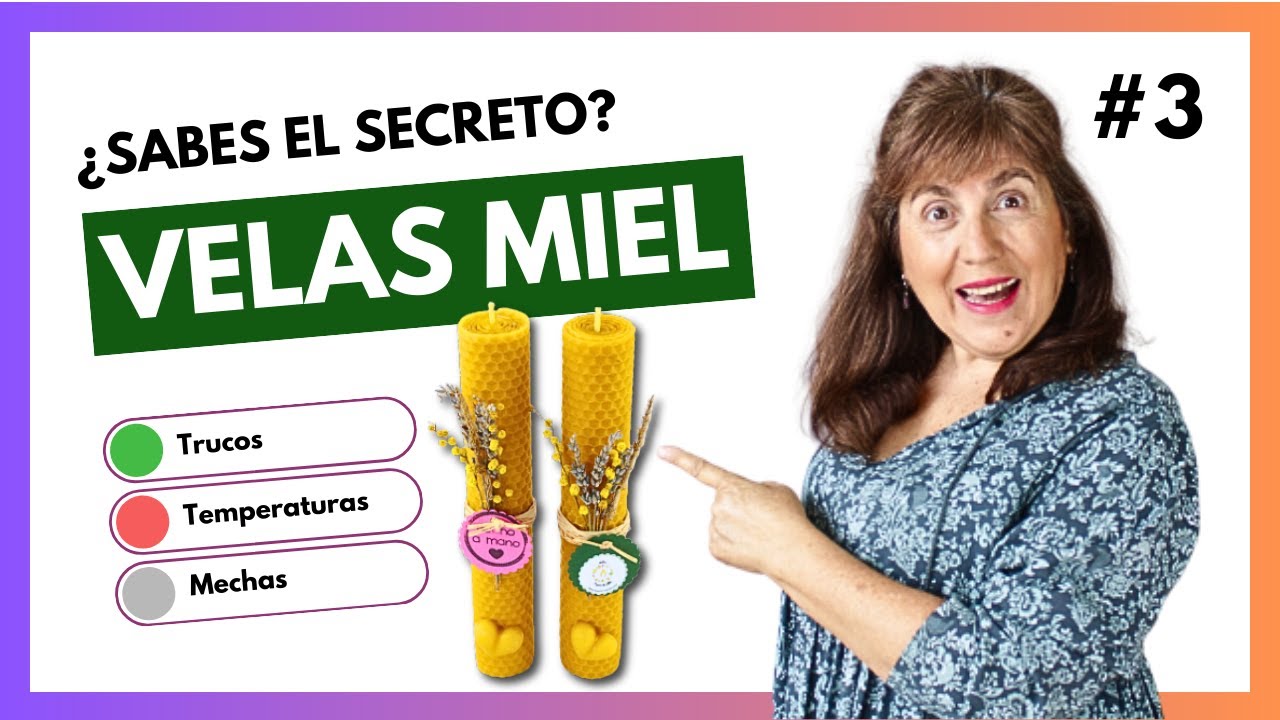 veladoras de cera de abeja