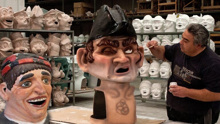 venta de cabezudos de cartón piedra