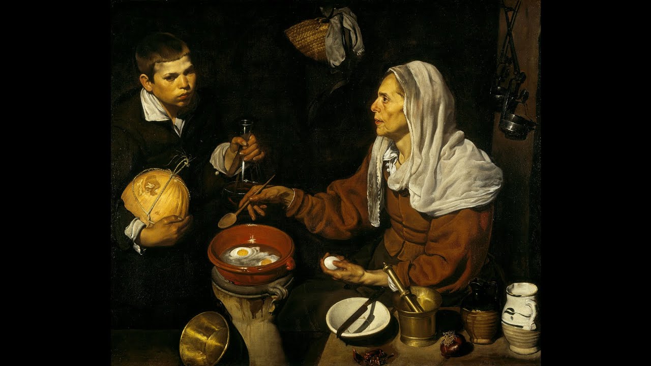 vieja friendo huevos diego velazquez