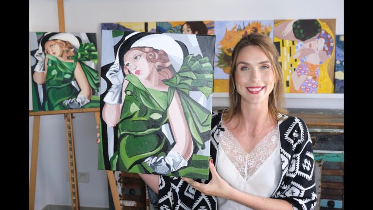 young lady with gloves tamara de lempicka